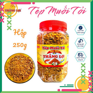 Muối Tây Ninh Thắng Lợi loại ngon, tép muối tỏi ớt siêu cay hộp 250g đậm vị quê ngon vị phố