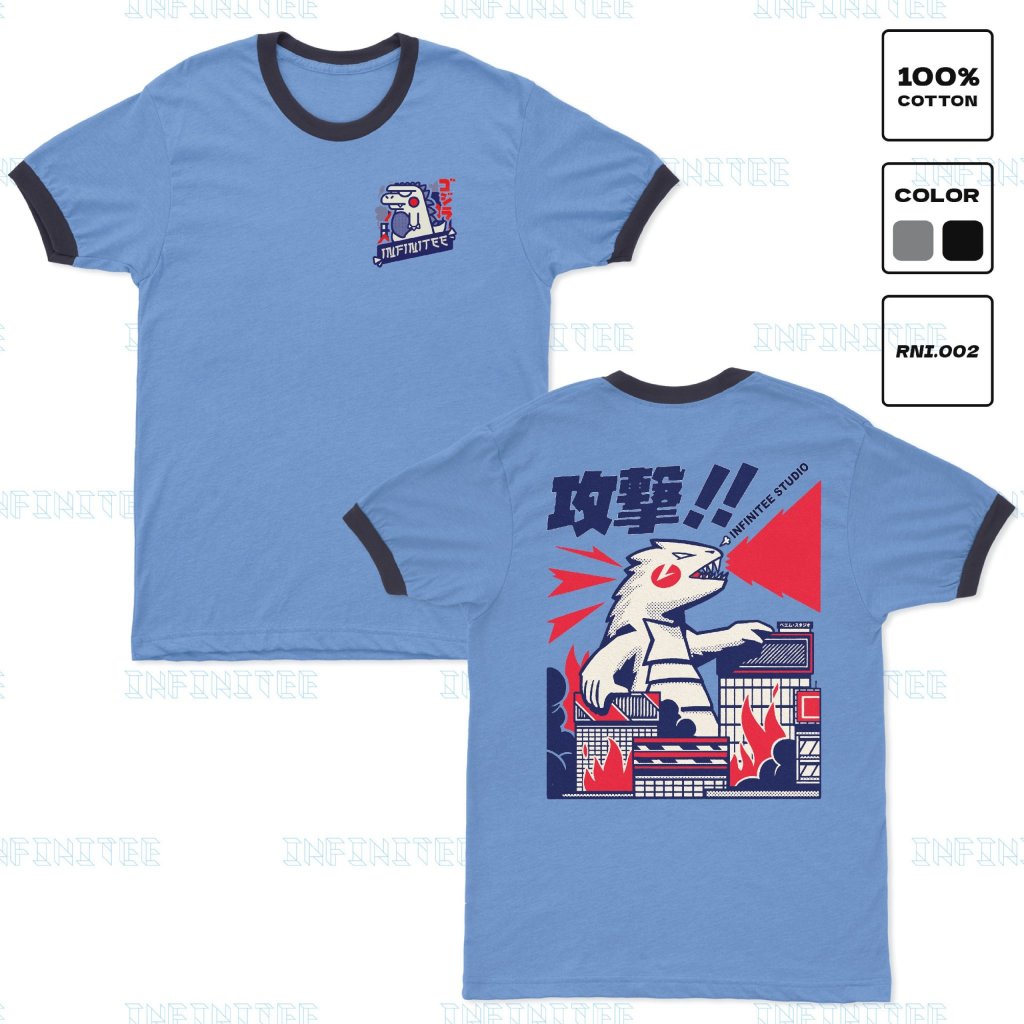 Áo thun INFINITEE Fni24016, Thun 100% Cotton - form rộng Unisex.