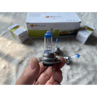Hộp 10 Bóng đèn pha ô tô, bóng H7 HCL điện 12v và 24v.