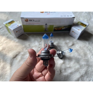 Hộp 10 Bóng đèn pha ô tô, bóng H7 HCL điện 12v và 24v.