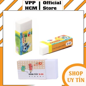 Gôm tẩy Thiên Long đủ loại hàng chính hãng