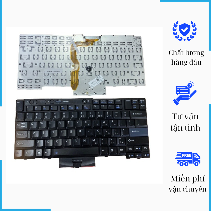 Replacement Keyboard For Lenovo ThinkPad T410, T420, T510, T520, W510, W520, X220 Series – US Layout