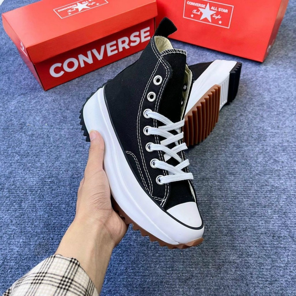 [Full Box] Giày Converse Run Star Đen Cao Hàng Cao Cấp | Shopee Việt Nam