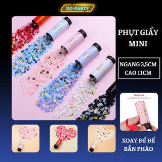 Phụt giấy kim tuyến mini dùng trong sự kiện sinh nhật cưới hỏi khai trương DC PARTY