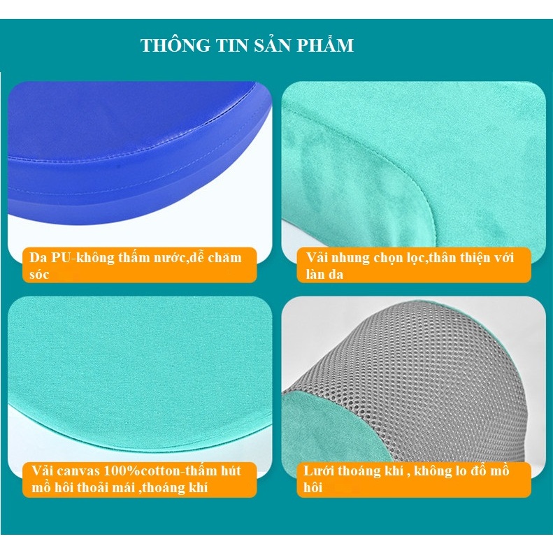 Gối Kê Đệm Tam Giác Hỗ Trợ Người Già , Người Bệnh Nằm Nghiêng ,Dễ Dàng Cho Việc Chăm Sóc, Điều Trị