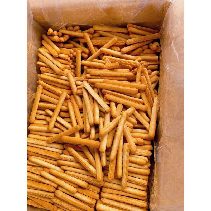 ( Sỉ thùng 5kg) Bánh quy đũa mặn bơ sữa nguyên thùng Liên Hưng