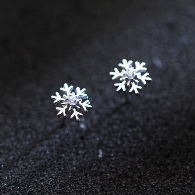 Ảnh Khuyên tai bạc Snow Bông tai bạc Tiệm bạc 21 Centimeters 2
