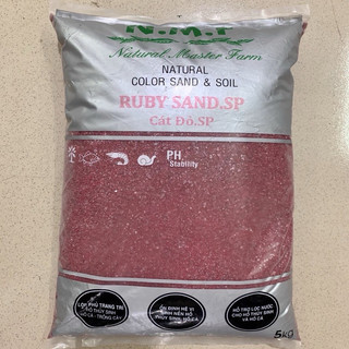 cát đỏ 2kg / Cát đỏ Ganet trang trí bể cá
