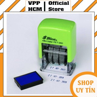 Dấu đóng ngày tháng năm có mực sẵn Shiny PET 300 ( đóng ngày tháng năm, ngày sản xuất, hạn sử dụng )