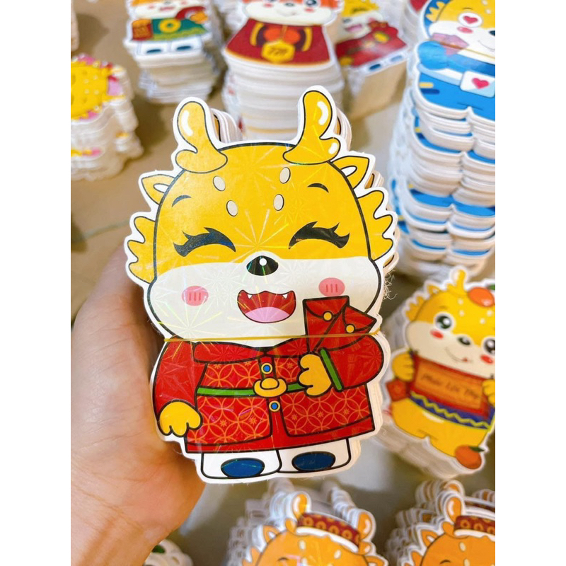 20 bao Lì xì tết 2024, lì xì rồng, mẫu hoạt hình chipi siêu dễ thương ...