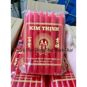 Đèn Cầy Sáp Thơm Loại 1 Đỏ Vàng 12 Cây/ 16 Cây/ 24 Cây/ 32 Cây/ 60 Cây