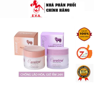 Kem Dưỡng Da Mỡ Cừu CARELINE Lanolin Cream Giúp Dưỡng Ẩm, Khỏe Mạnh Và Ngăn Ngừa Vết Nhăn 100ml