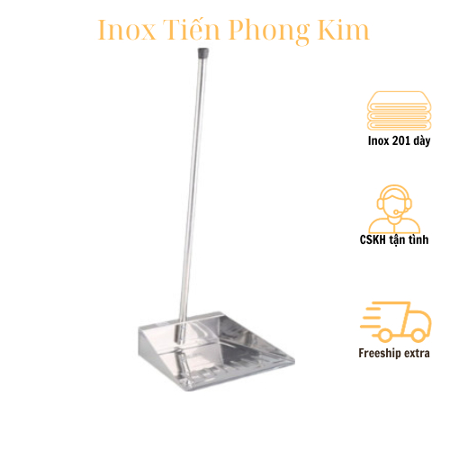 Ky hốt rác. xẻng hốt rác 100% inox 201 cao cấp, dày dặn chắc chắn, độ ...