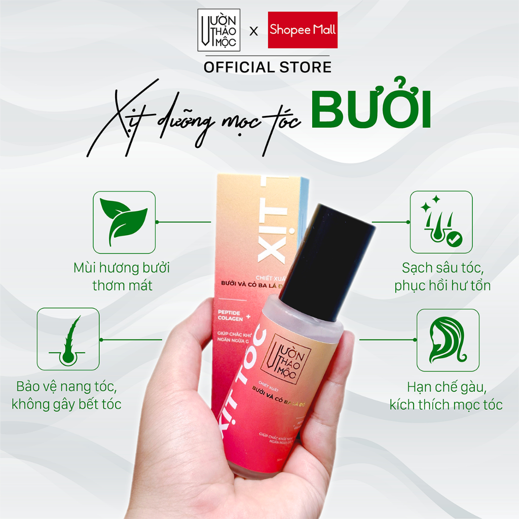 Ảnh Xịt tóc kích mọc tóc MAKYN 50ml - Xịt bưởi giúp ngăn rụng tóc, dưỡng tóc, chăm sóc tóc và phục hồi tóc tư tổn 1
