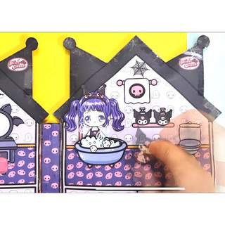 Ngôi nhà KUROMI dễ thương - Búp bê giấy