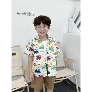 Bộ sơ mi khủng Long ô tô bé trai 1-8 tuổi (9-30kg) N0072