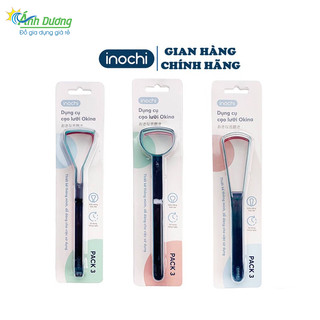 Set 3 dụng cụ vệ sinh lưỡi cao cấp, cạo lưỡi sạch