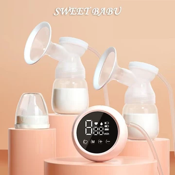 Máy hút sữa điện đôi COCOBEE cầm tay, 4 chế độ hút không đau, Lực Hút Mạnh Tiệt Trùng,có massage, Thiết yếu cho con