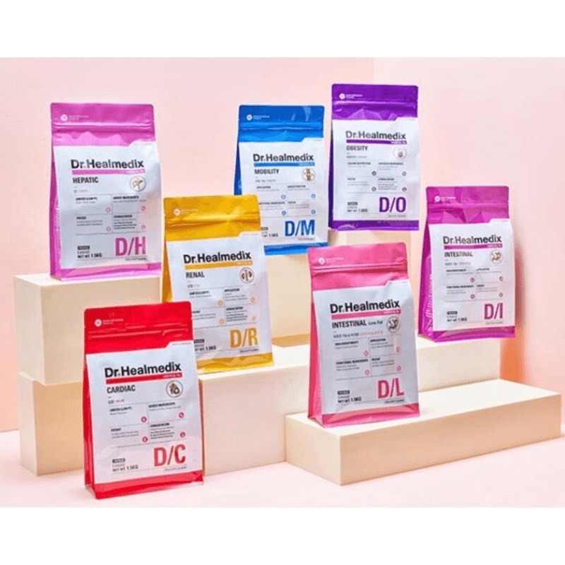 1.5kg THỨC ĂN HẠT KHÔ CHO CHÓ PHÒNG &ĐIỀU TRỊ DỊ ỨNG THỨC ĂN DR. HEALMEDIX HYPOALLERGENIC K1000 PLUS