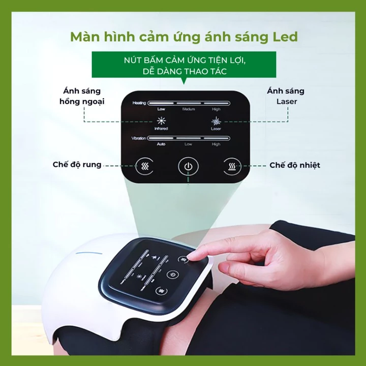 Máy Massage Đầu Gối Galen Có Tia Hồng Ngoại & Tia Laser – Máy Mát Xa Chuyên Khớp Gối, Có Thể Dùng Khuỷu Tay, Cầu Vai – 2