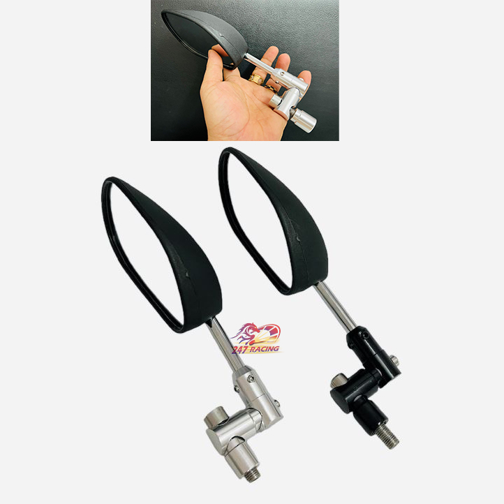 Kính Spark trái kèm chân xoay 360 nhôm CNC giá rẻ hàng chất lượng (shop có bán lẻ )
