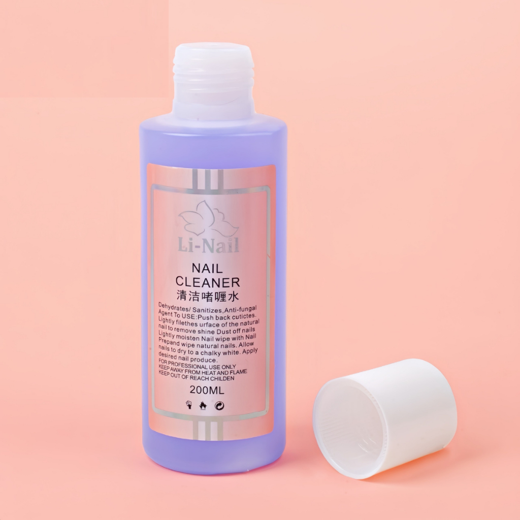 [Gía tốt] Nước lau gel Li-nail chính hãng (200ml) có mùi thơm -  cồn lau gel chuyên dụng cho dân làm móng