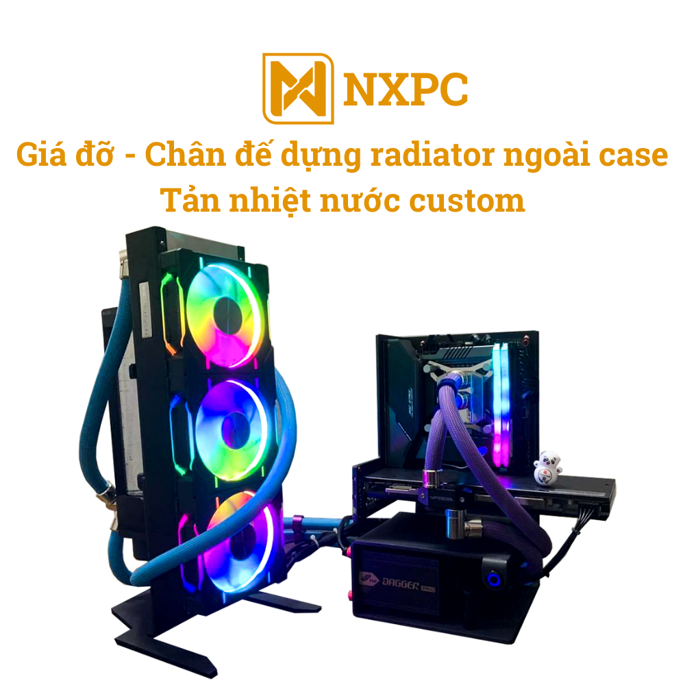 [NXPC] Giá Đỡ - Chân Đế Dựng Radiator Ngoài Case - Chân Đế Lắp Tản ...
