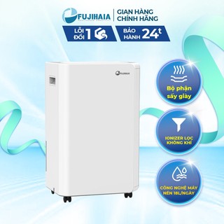 Máy hút ẩm gia đình FUJIHAIA DH18CR sử dụng máy nén công suất hút 18 lít/ ngày - Có bộ phận sấy giày