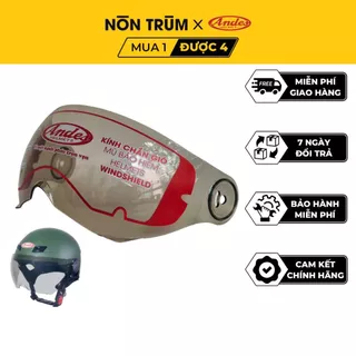 Kính thay cho mũ bảo hiểm nửa đầu Andes 109