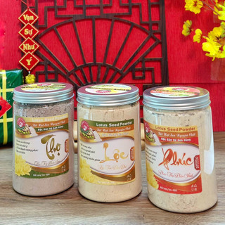 Bột Hạt Sen Ăn Tết Ngon - Nhẹ Dáng Son - Không Đường