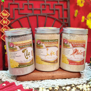 Bột Hạt Sen Ăn Tết Ngon - Nhẹ Dáng Son - Không Đường