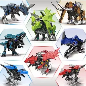 Đồ chơi lắp ráp khủng long - thú vương đại chiến Zoids có thể chuyển động