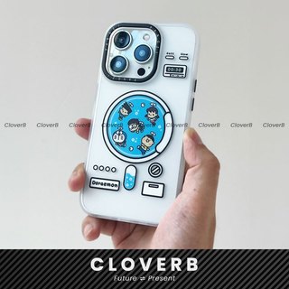Ốp Lưng Nhám Mờ iPhone 17 Pro Max Họa Tiết Hoạt Hình Doraemon Vòng Từ Tính Popkon