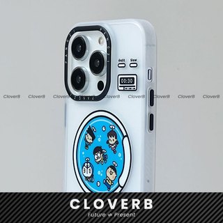 Ốp Lưng Nhám Mờ iPhone 17 Pro Max Họa Tiết Hoạt Hình Doraemon Vòng Từ Tính Popkon