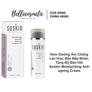 Soskin Moisturizing Anti Ageing Cream - Kem Dưỡng Ẩm Chống Lão Hóa, Đầy Nếp Nhăn, Đàn Hồi Da