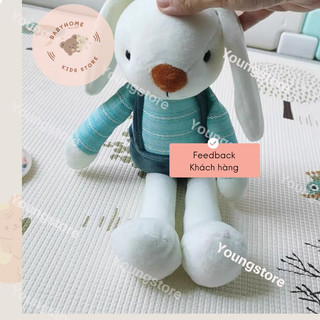 THỎ BÔNG TAY DÀI ORGANIC MAY THỦ CÔNG BABYHOME [CÓ HÌNH KHÁCH CHỤP Ở CUỐI]