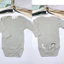 6-9/9-12M Z.R body chip dài tay cotton orgaic cho bé yêu