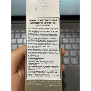 Soskin Dramatically Whitening Brown Spot Corrector 30ml Kem Chấm Nám, Tàn Nhang, Tái Tạo Sắc Tố Kem Nám Soskin