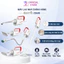 Máy lau nhà cầm tay hơi nước Deerma ZQ610 máy vệ sinh khử trùng tối đa lau sạch trên mọi bề mặt giải phóng sức lao động