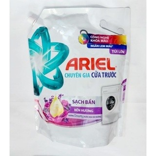 Nước Giặt Ariel Cửa Trước Oải Hương Bền Màu 3kg 3.7kg