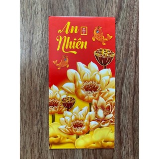 10 cái lì xì Tết tươi sáng, bản to chất liệu giấy sang trọng kt 16*8 cm