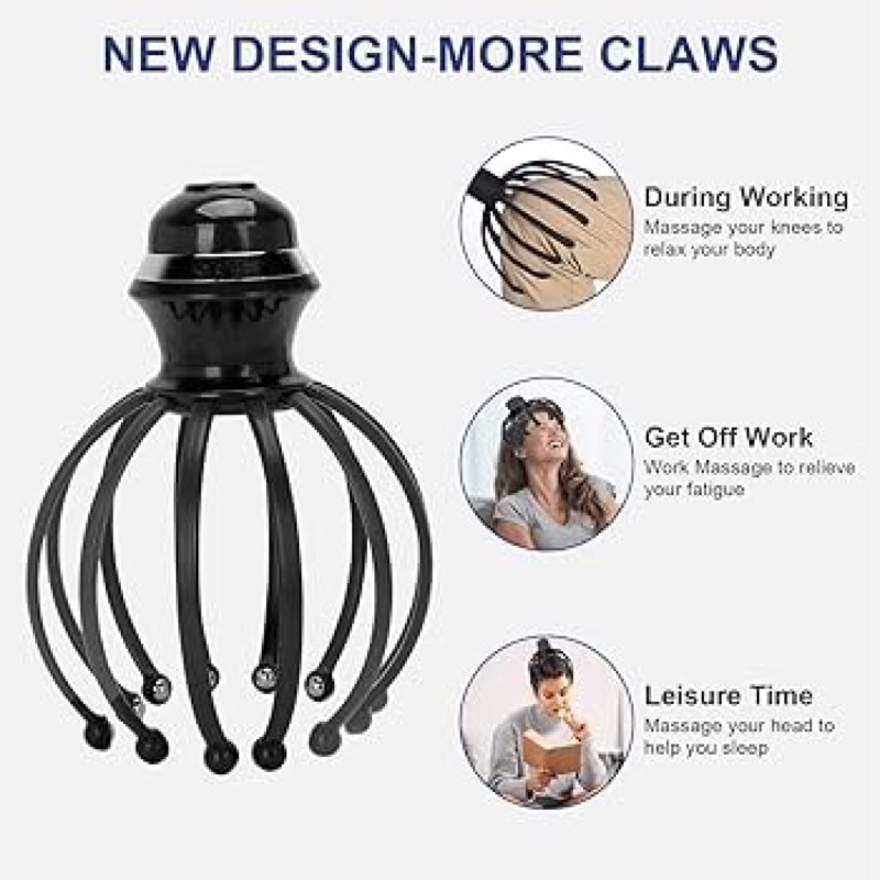 Máy Massage da đầu Invaincu Health Vibrating Scalp Massager