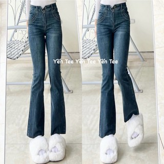 Quần loe túi viền phiên bản ống tua cá tính Yến Tee #10063