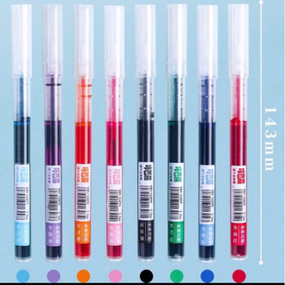 Bút gel nhanh khô ngòi 0.5mm 8 màu tùy chọn tiện dụng