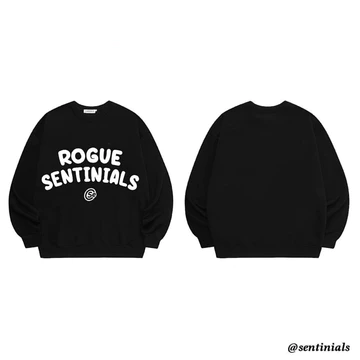 SWEATER CAPS BIGLOGO OVERSIZED SENTINIALS áo cổ tròn tay dài