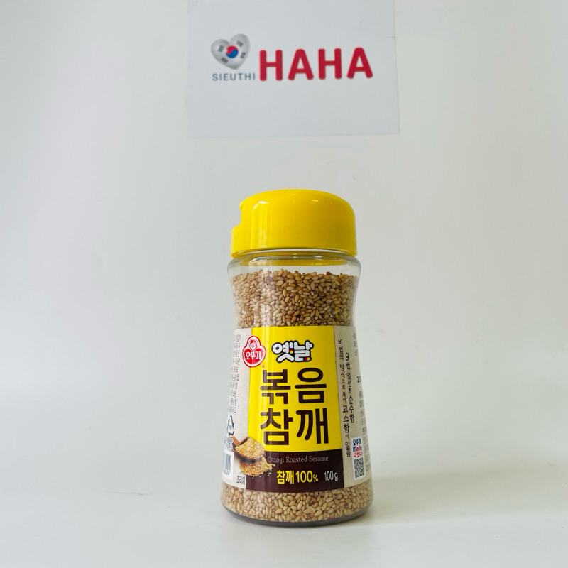 Mè rang hàn quốc thơm ngon OTTOGI ROASTED SESAME 100g | Shopee Việt Nam