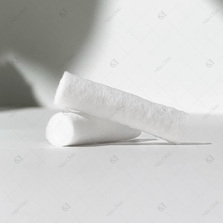 Gòn cuộn nhét miệng trong phun xăm, bông gòn cuộn nha khoa