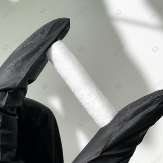 Gòn cuộn nhét miệng trong phun xăm, bông gòn cuộn nha khoa