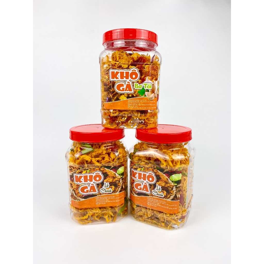 Combo 4 Hũ Khô Gà (Khô gà ngon loại 1 - không độn bột - Có bán SLL)