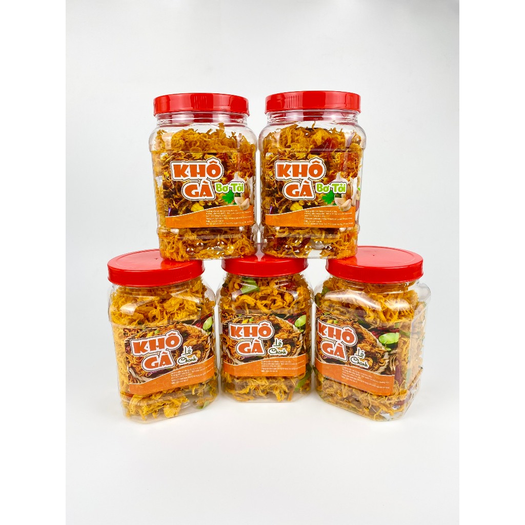 Combo 4 Hũ Khô Gà (Khô gà ngon loại 1 - không độn bột - Có bán SLL)